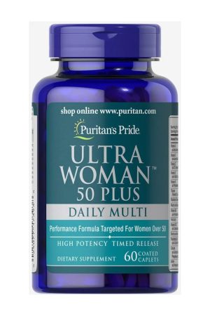 Ultra Woman™ 50 Plus Multi-Vitamin with Zinc - 60 caps
