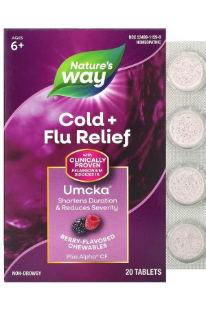 Umcka Cold & Flu Berry - 20 chew tabs