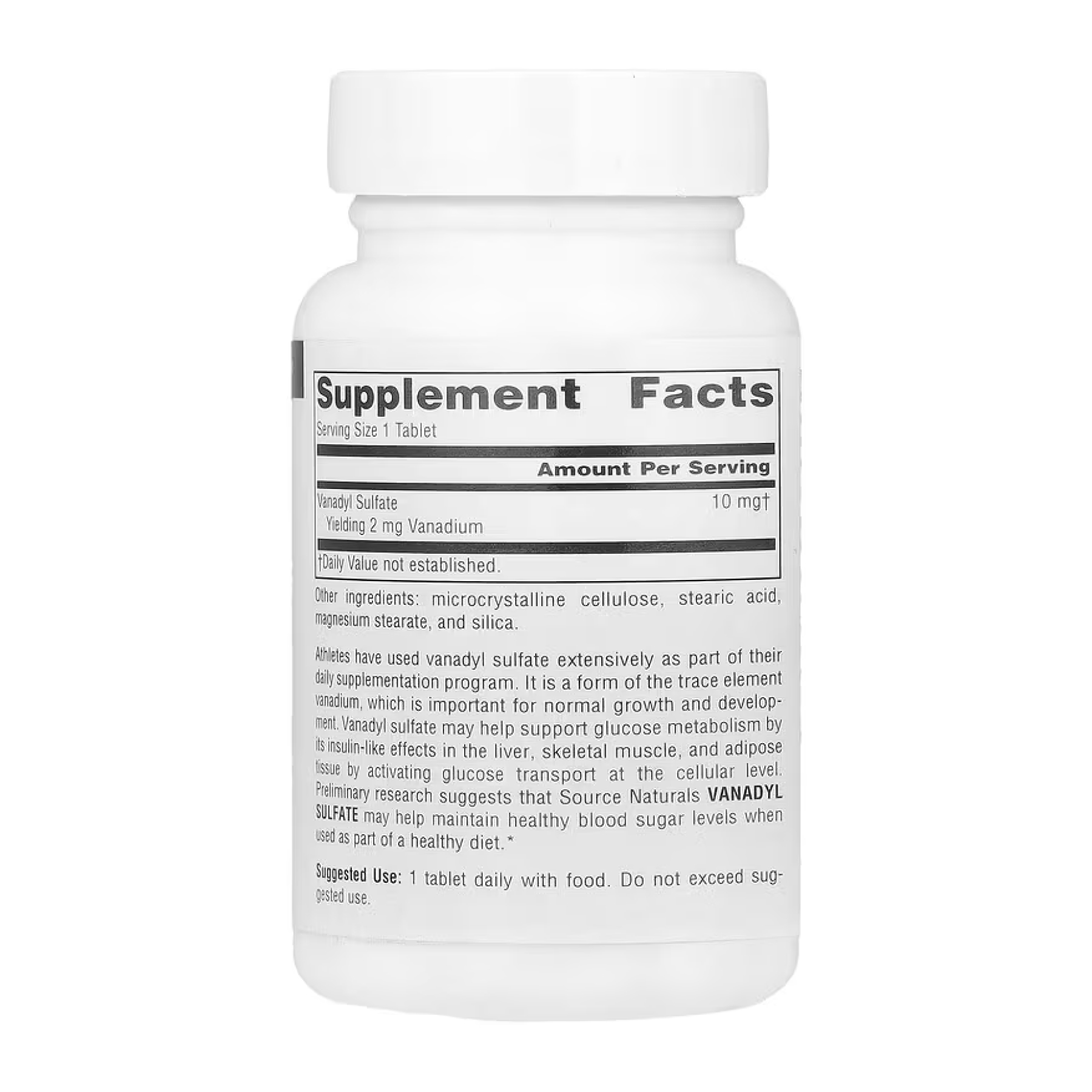 Vanadyl Sulfate 10mg - 100 tabs - Зображення 2