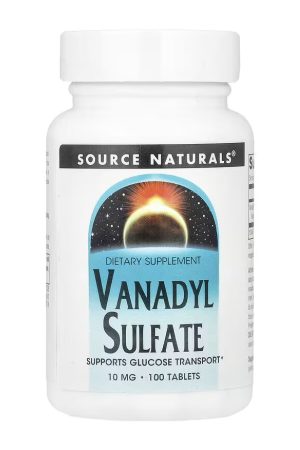 Vanadyl Sulfate 10mg - 100 tabs (Пошкоджена етикетка)