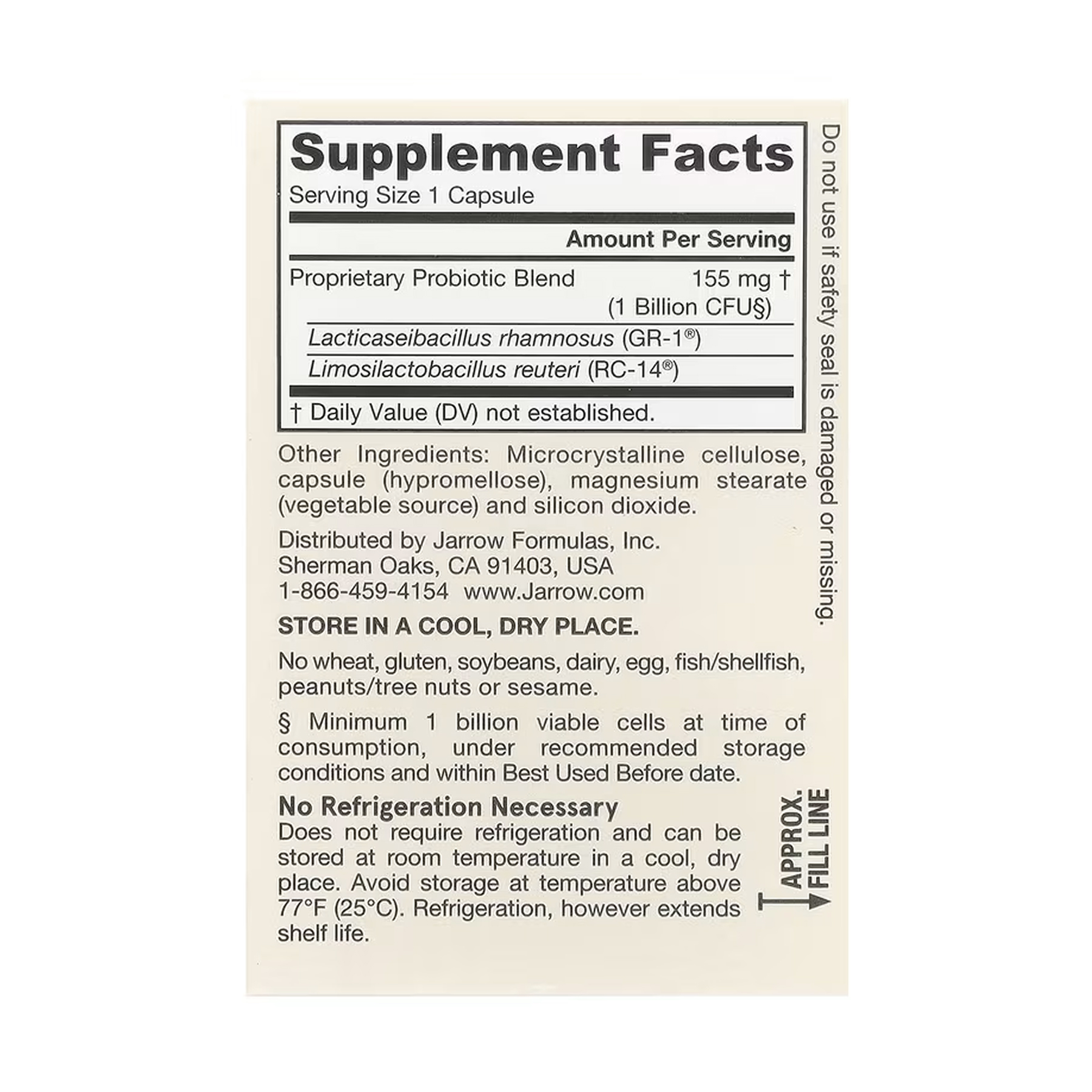 Vegan Fem Dophilus® 1 Billion Cfu - 30 vcaps - Зображення 2
