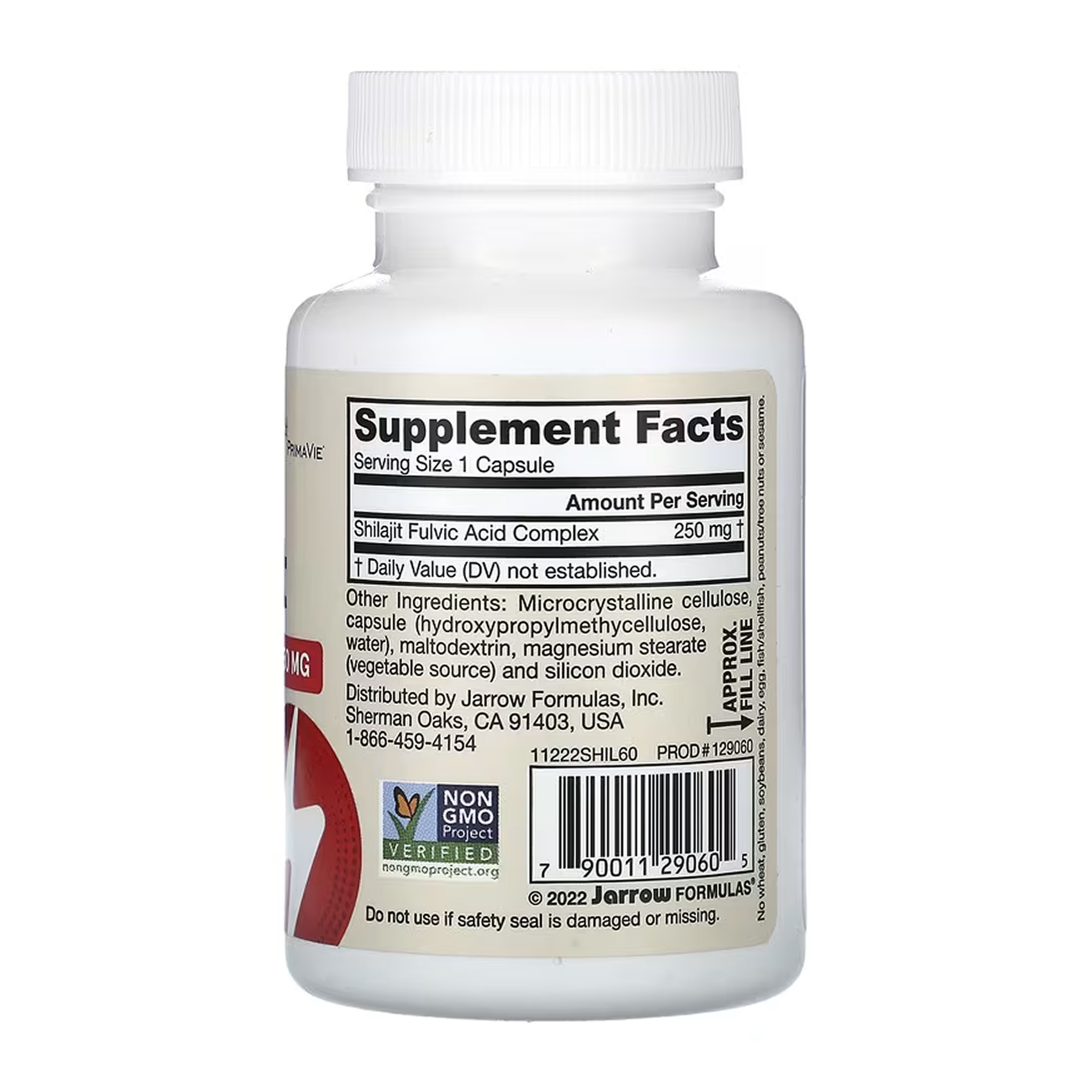 Vegan Shilajit Fulvic Acid Complex 250mg - 60 vcaps - Зображення 2