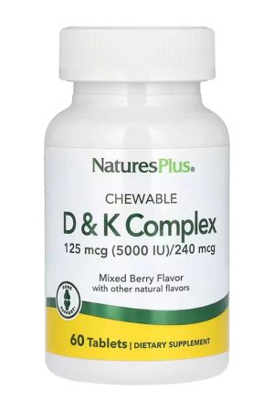VIT D & K Complex 125mcg 5000 IU/ 240 mcg - 60 tabs