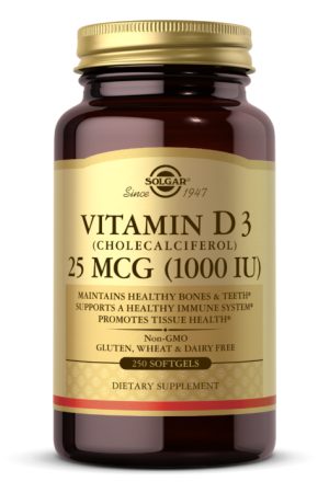 Vit D3 1000 IU - 250 softgels