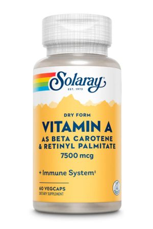 Vitamin A Dry Form 7600mcg - 60 caps