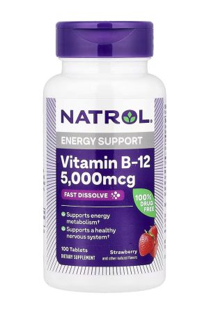 Vitamin B-12 5000mcg - 100 tabs