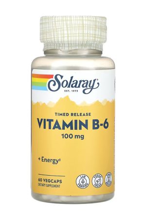 Vitamin B-6 Timed-Release 100mg - 60 vcaps