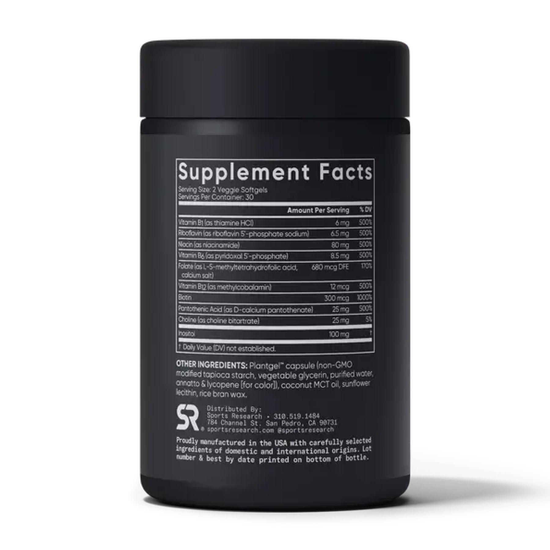 Vitamin B-Complex - 60 softgels - Зображення 2