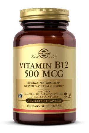 Vitamin B12 500mcg - 250 vcaps
