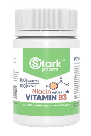 Vitamin B3 Niacin - 100 caps