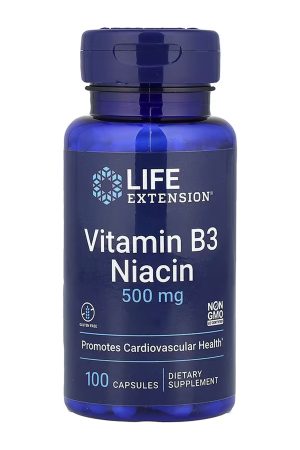 Vitamin B3 Niacin 500 mg - 100 caps