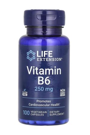Vitamin B6 250 mg - 100 vcaps