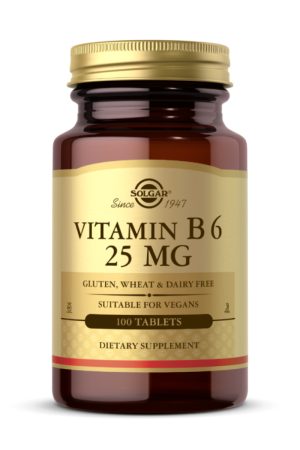Vitamin B6 25mg - 100 tabs
