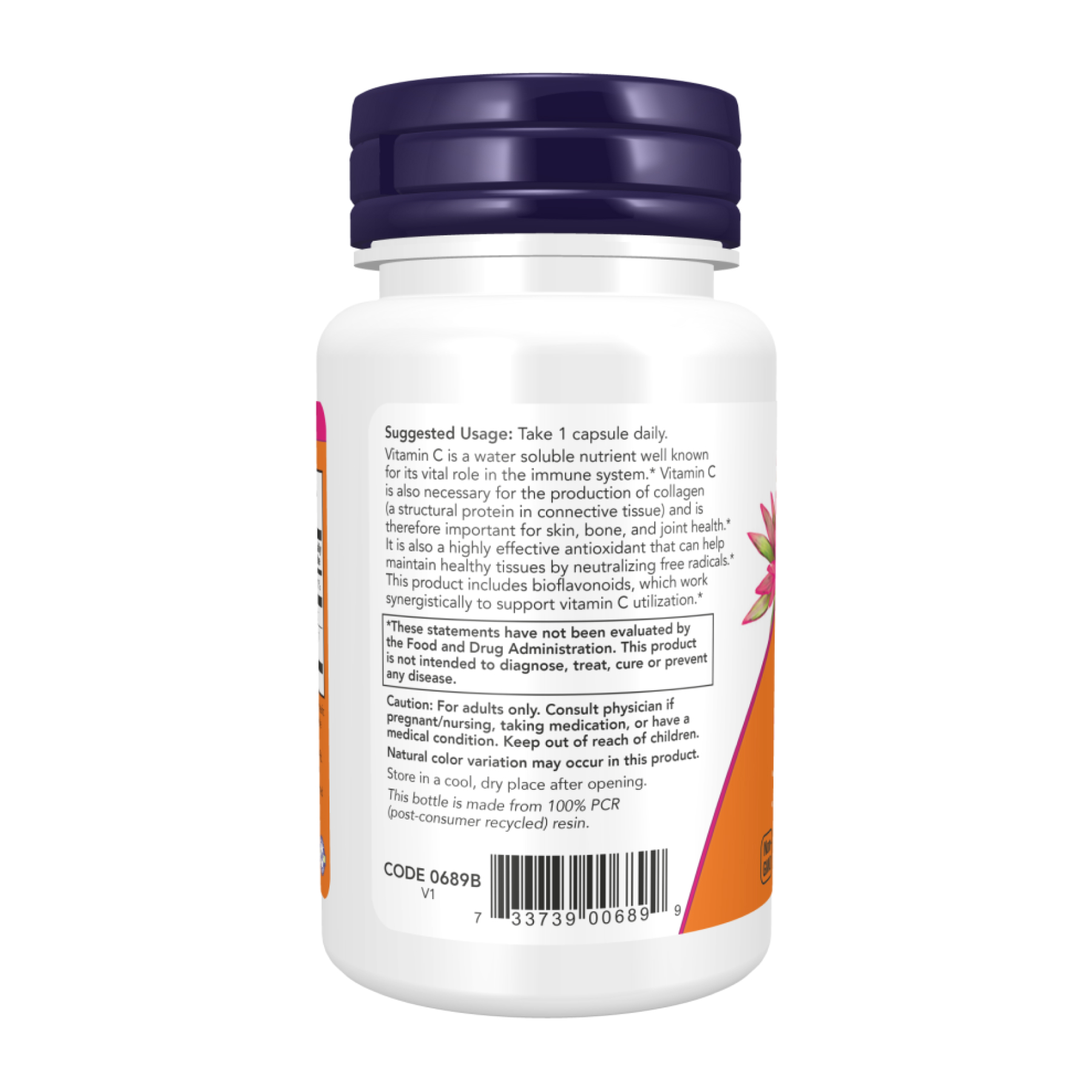 Vitamin C-1000 - 30 vcaps - Зображення 3