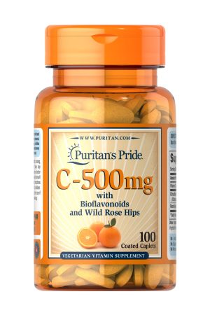 Vitamin C-500 mg with Rose Hips Time Release - 100 caps