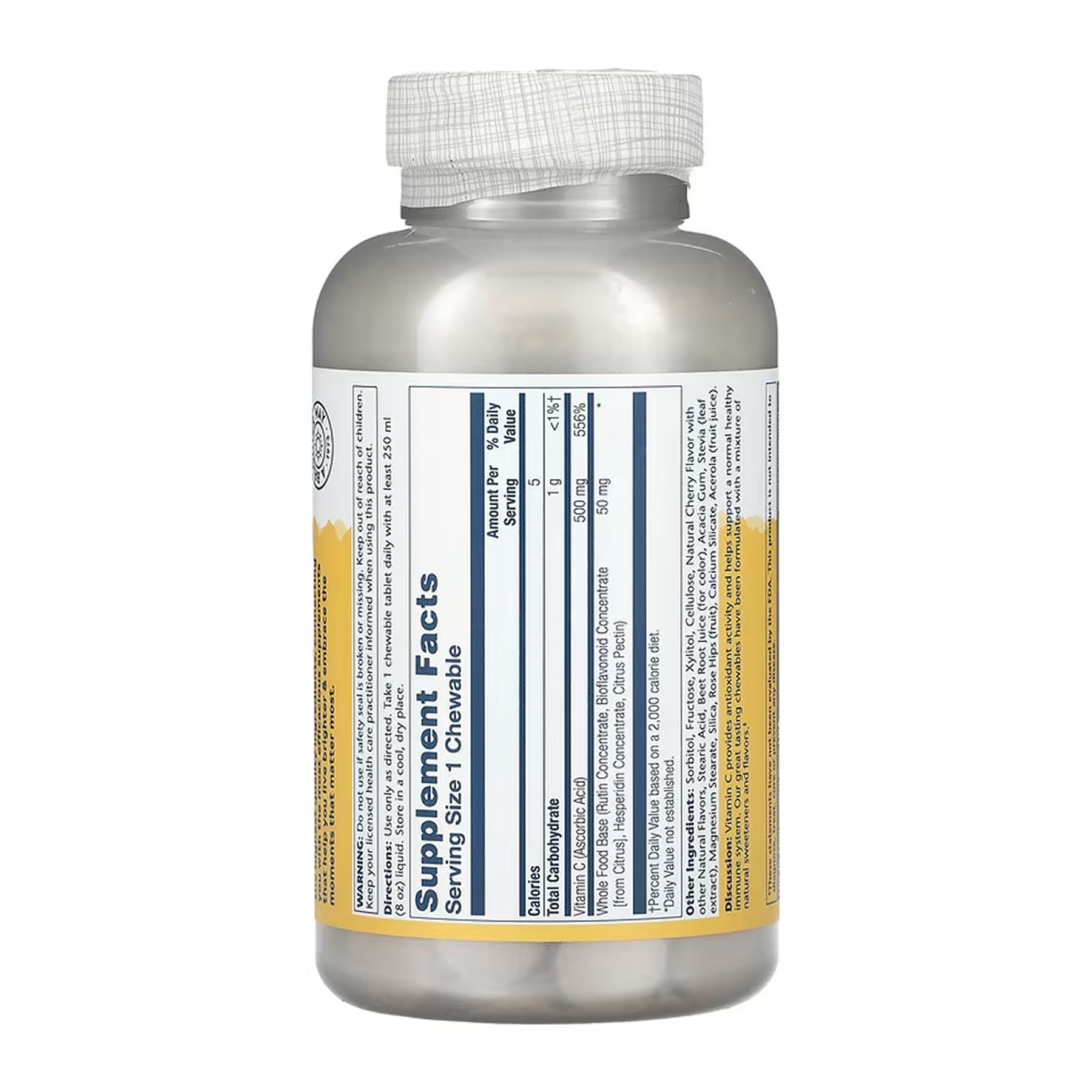 Vitamin C 500mg - 100 chewables - Зображення 2