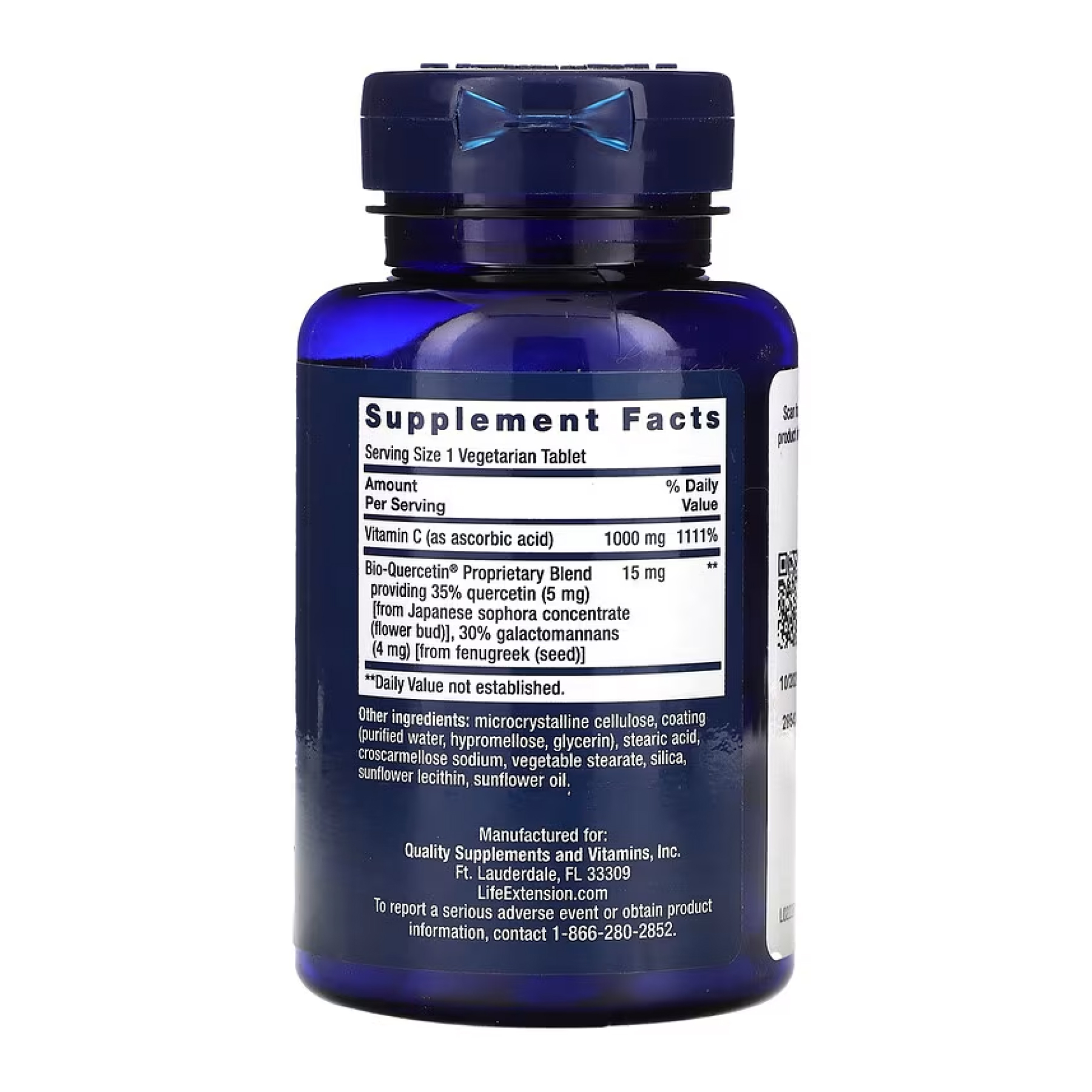 Vitamin C & Bio-Quercetin Phytosome - 60 vcaps - Зображення 2