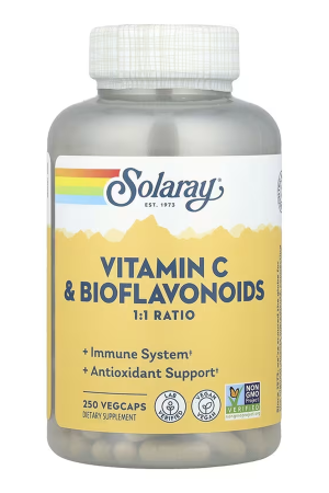 Vitamin C & Bioflavonoids 1:1 500mg - 250 vcaps