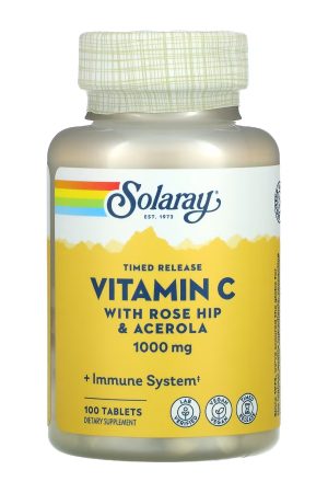 Vitamin C with Rose Hips & Ace 1000mg - 100 tabs