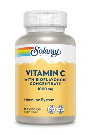 Vitamin C with Rose Hips, Acerola & Bioflavonoids 1000mg - 100 vcaps