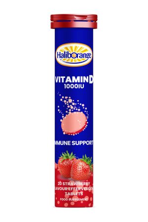 Vitamin D 1000IU - 20 tabs Strawberry