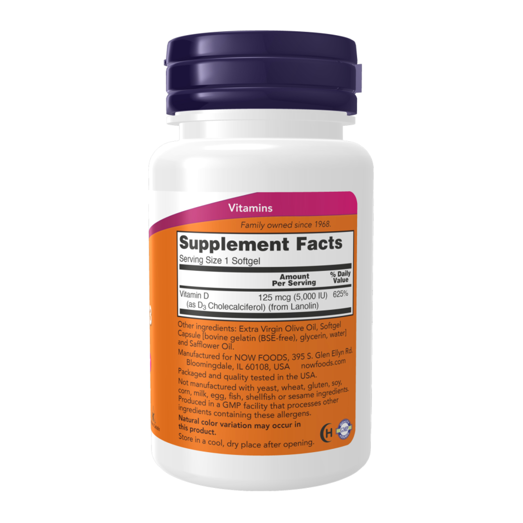 VIT D-3 5000 IU - 30 sgels - Зображення 2