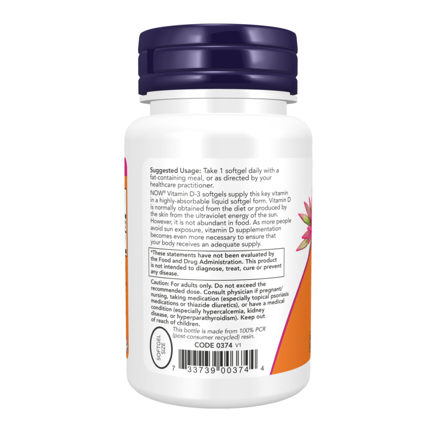 VIT D-3 5000 IU - 30 sgels - Зображення 3