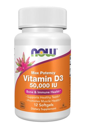 VIT D-3 50,000 IU - 12 sgels