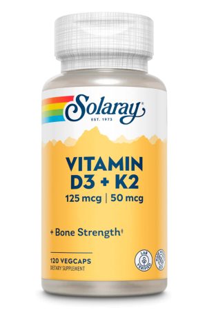 Vitamin D-3 & K-2 - 120 vcaps (Пошкоджена банка)