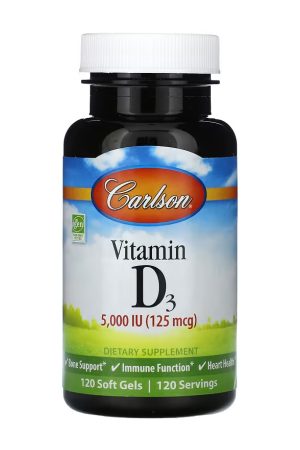 Vitamin D 5000 IU - 120 softgels