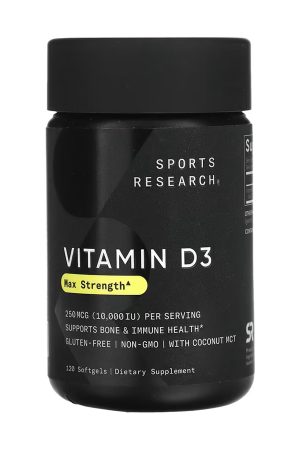 Vitamin D3 10000IU - 120 softgels