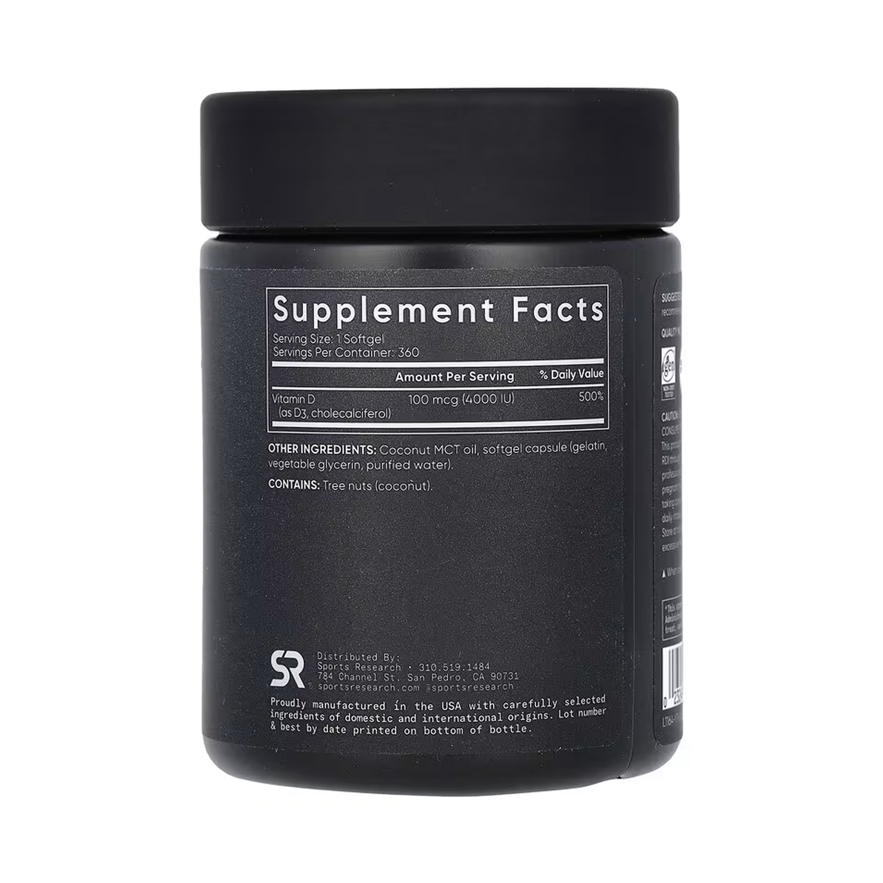 Vitamin D3 4000IU - 360 softgels - Зображення 2