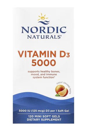 Vitamin D3 5000 - 120 mini softgels