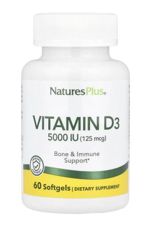 Vitamin D3 5000 IU - 60 softgels