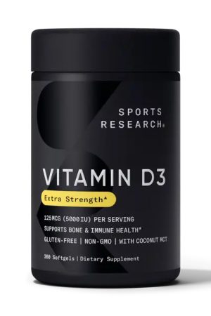 Vitamin D3 5000IU - 360 softgels