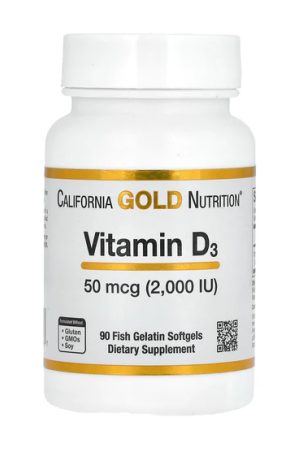 Vitamin D3 50mcg (2000IU) - 90 softgels
