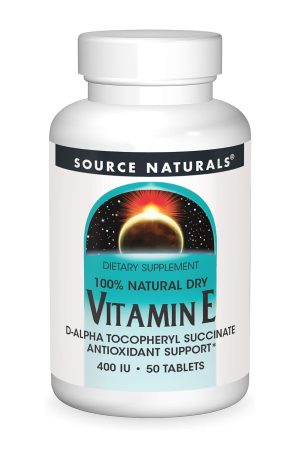 Vitamin E 400 IU D-Alpha Tocopherol - 50 tabs