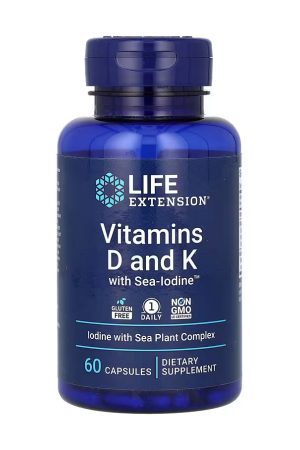Vitamins D and K with Sea-Iodine™ - 60 caps