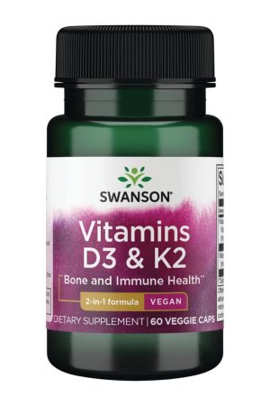 Vitamins D3 & K2 2000 Iu & 75mcg - 60 vcaps