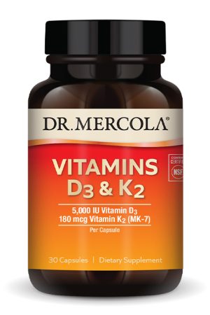 Vitamins D3 & K2 - 30 caps