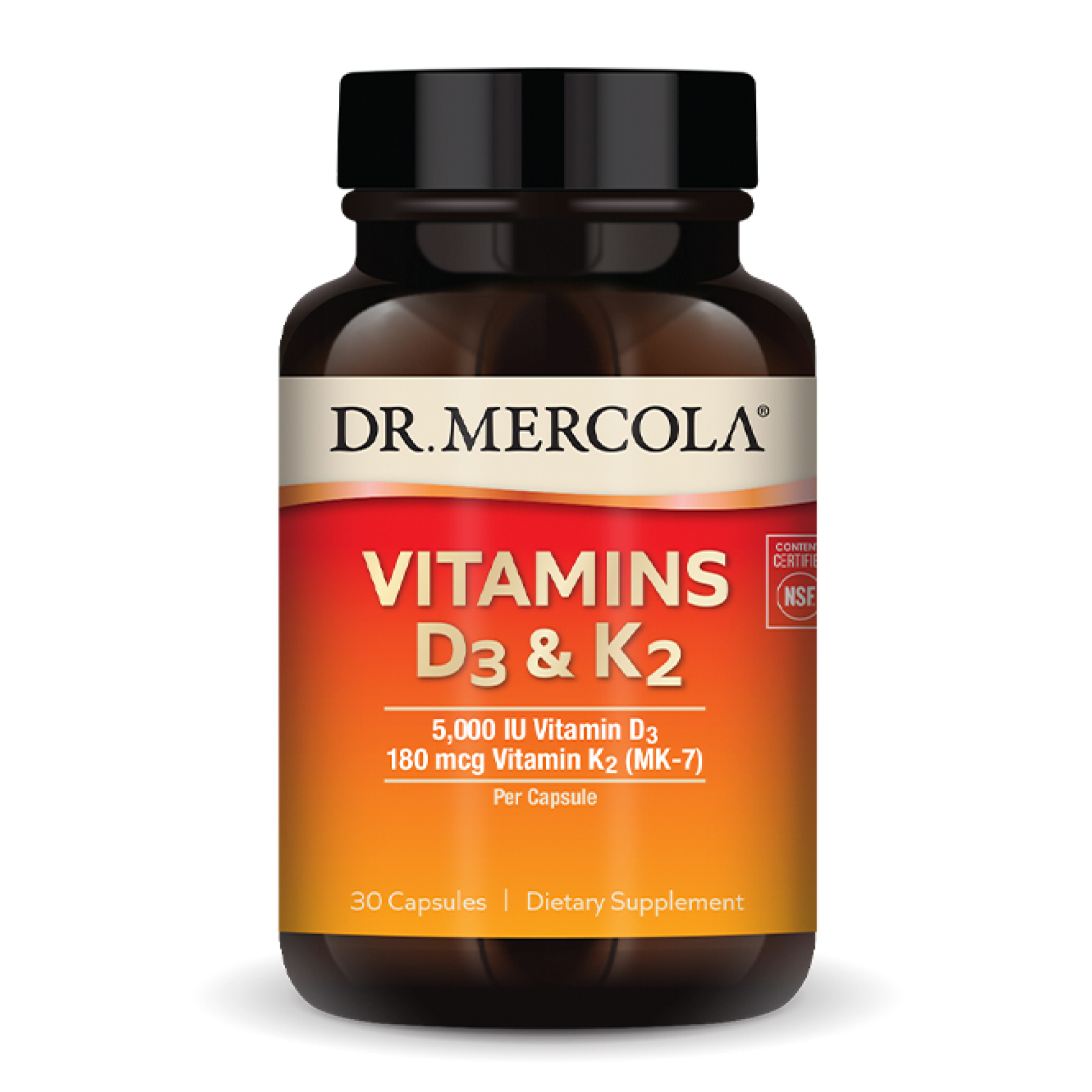 Vitamins D3 & K2 - 30 caps