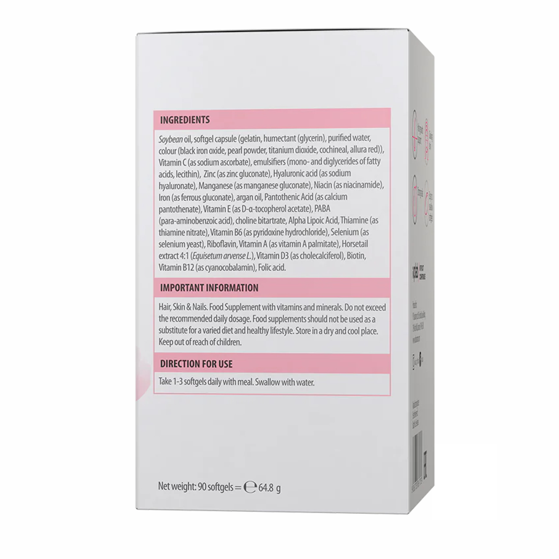 Ultra Women's Hair, Skin & Nails - 90 softgels - Зображення 3