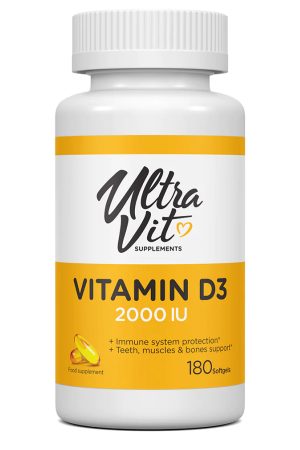 Vitamin D3 2000 IU - 180 softgels