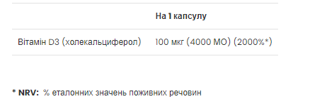 Vitamin D3 4000IU - 120 softgels - Зображення 2