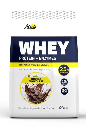 Whey - 900g Double Chocolate (Пошкоджена упаковка)