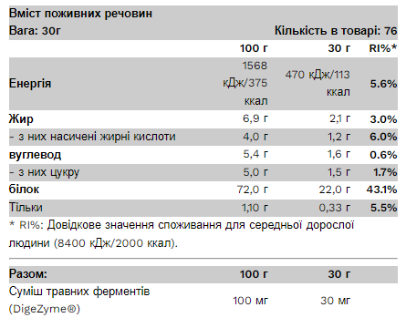 Whey Protein - 1000g Belgian Chocolate - Зображення 2