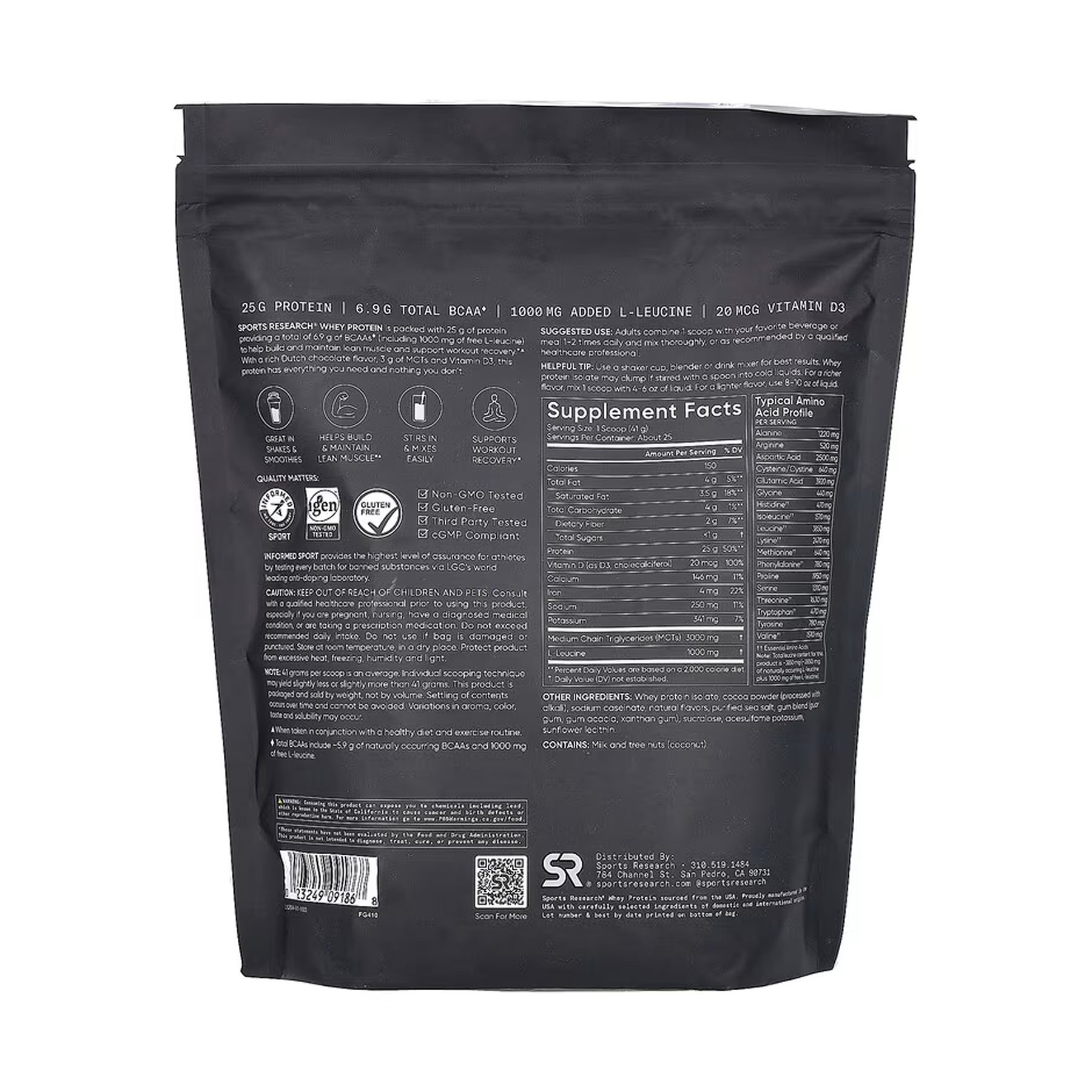 Whey Protein Isolate - 1030g Chocolate - Зображення 2