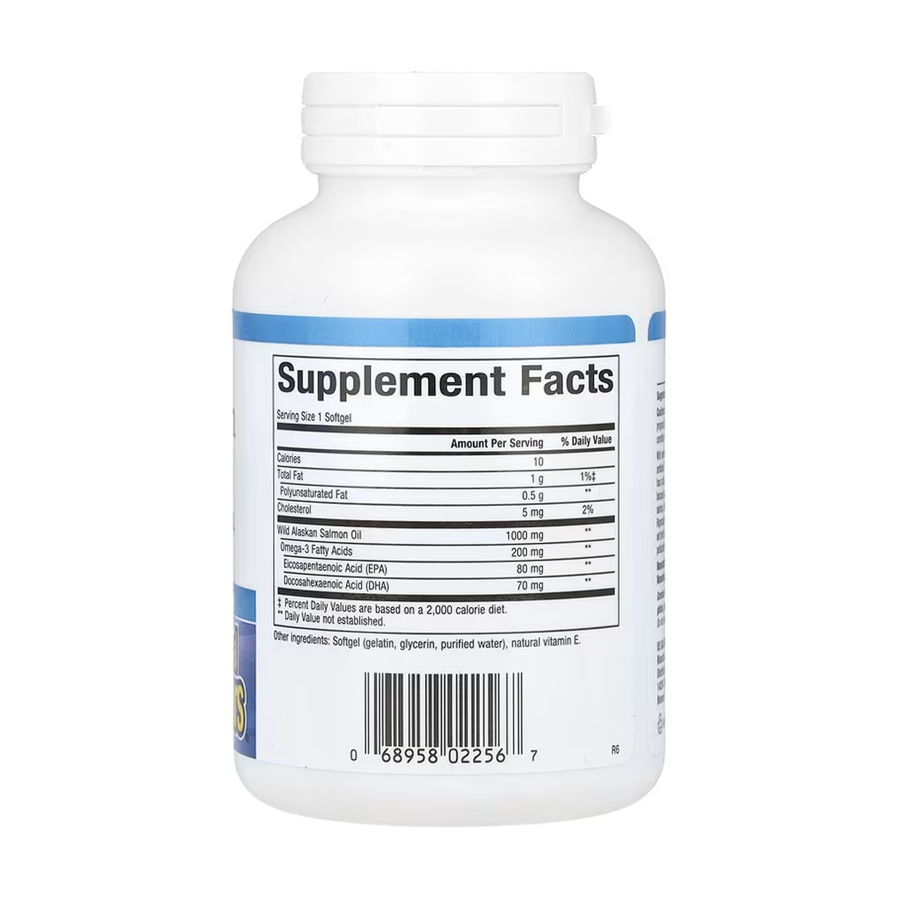 Wild Alaskan Salmon Oil 1000mg - 90 softgels - Зображення 2