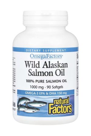 Wild Alaskan Salmon Oil 1000mg - 90 softgels
