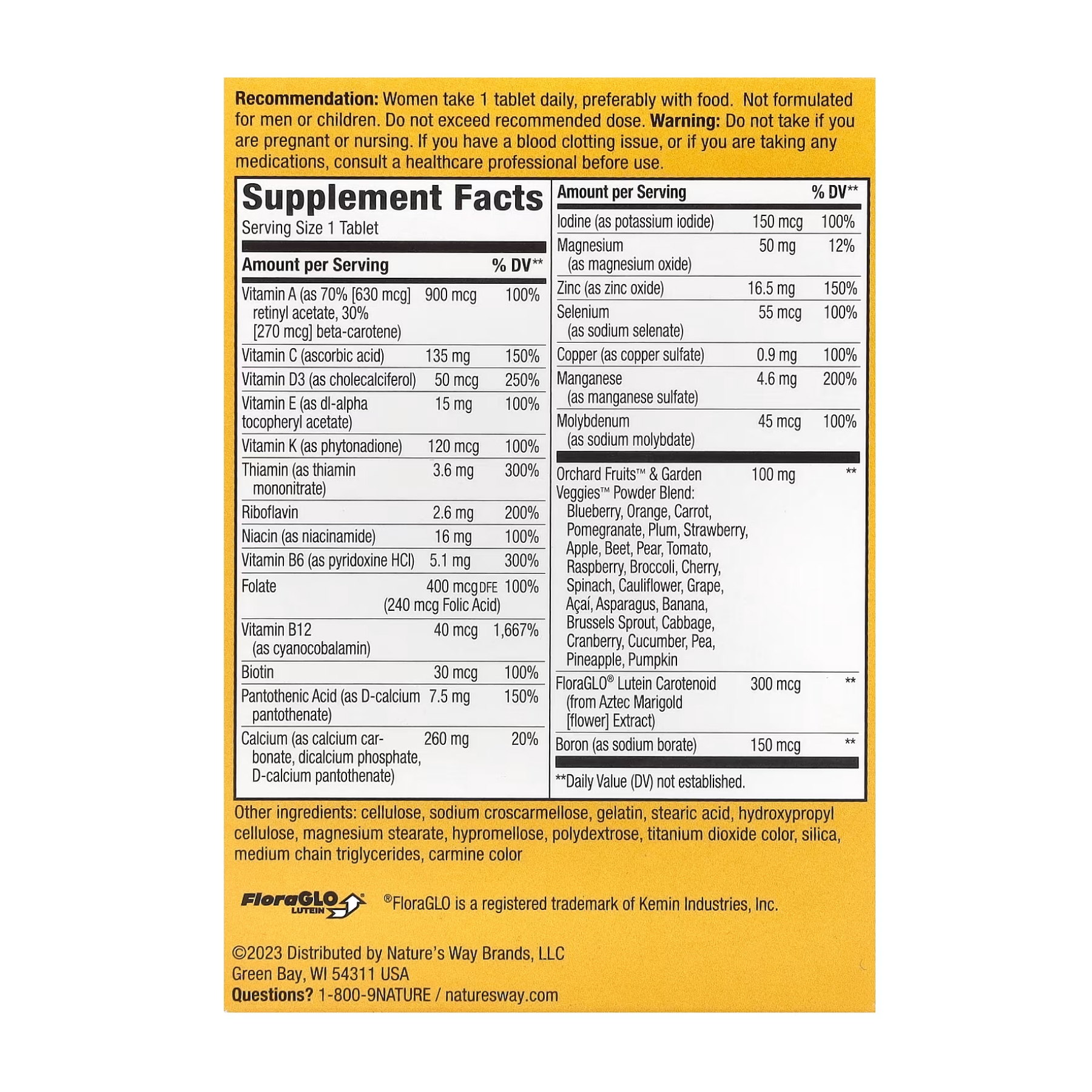 Women's 50+ Complete Multivitamin - 50 tabs - Зображення 2